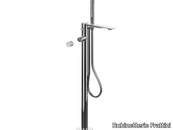 NARCISO S 78596S - Floor standing bathtub mixer with hand shower _ Rubinetterie Frattini