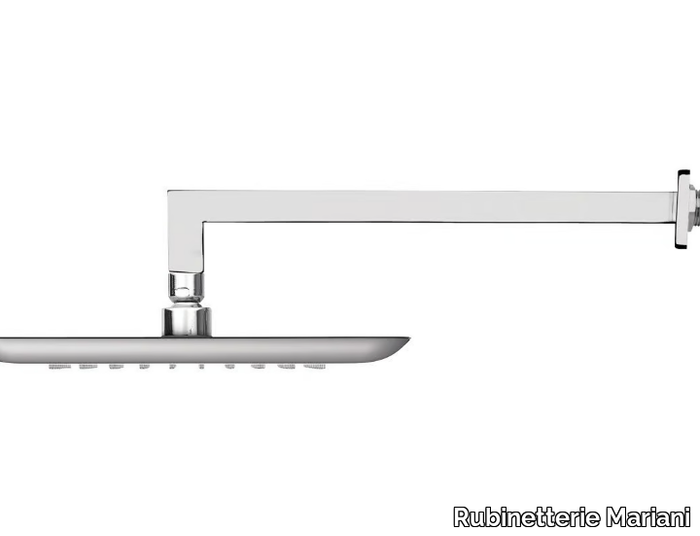 15Q-10 - Wall-mounted brass overhead shower with arm _ Rubinetterie Mariani