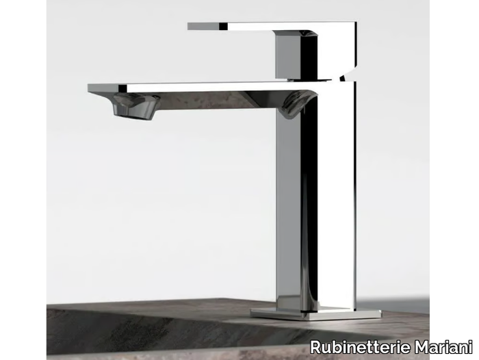 ICON - Single handle countertop washbasin mixer without waste _ Rubinetterie Mariani