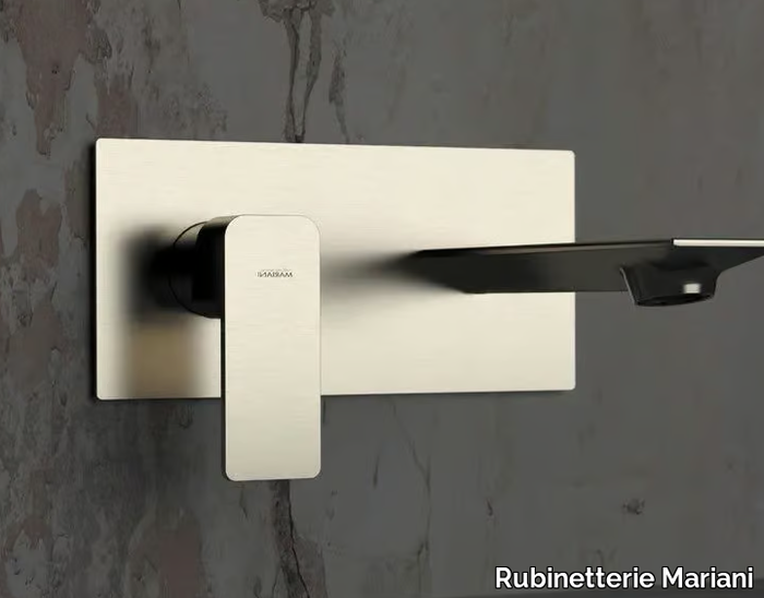 ICON - Wall-mounted single handle washbasin mixer _ Rubinetterie Mariani