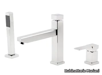 POLAR - 3 hole bathtub set with hand shower _ Rubinetterie Mariani