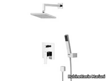 POLAR - Shower mixer with diverter with hand shower with overhead shower _ Rubinetterie Mariani