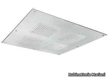 SQ0-02 - Ceiling mounted built-in stainless steel overhead shower with anti-lime system _ Rubinetterie Mariani