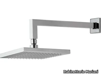 15Q-06 - Wall-mounted brass overhead shower with arm _ Rubinetterie Mariani