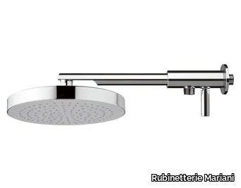 15C-NO - Wall-mounted brass overhead shower with diverter _ Rubinetterie Mariani