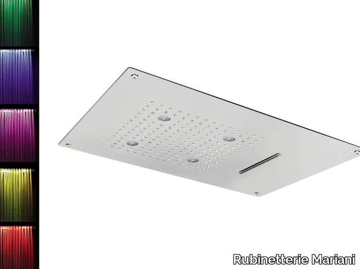 SQ0-L6 - LED built-in overhead shower with chromotherapy _ Rubinetterie Mariani