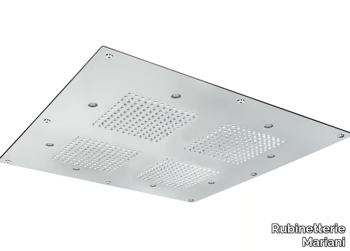 SQ0-L5 - Ceiling mounted built-in overhead shower with chromotherapy _ Rubinetterie Mariani