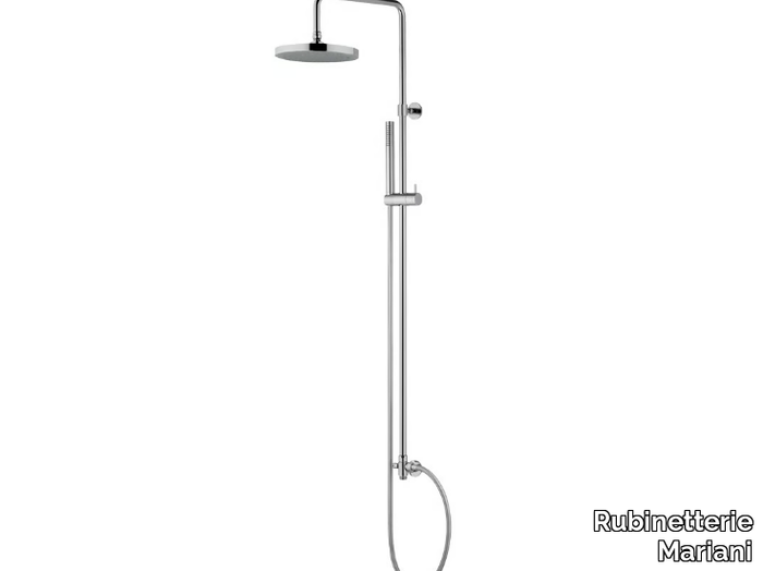 A54-CD - Wall-mounted shower panel with diverter _ Rubinetterie Mariani