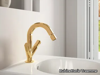 APPIA - 1 hole brass bidet mixer with swivel spout _ Rubinetterie Treemme