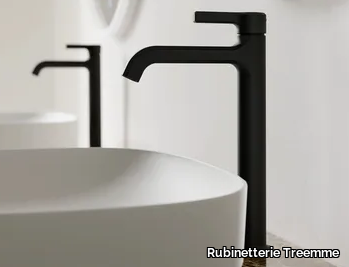 AURELIA - Single handle countertop brass washbasin mixer _ Rubinetterie Treemme