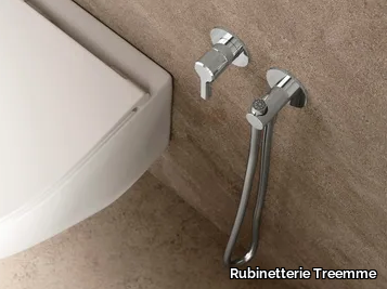 AURELIA - Brass toilet-jet handspray with mixer tap _ Rubinetterie Treemme