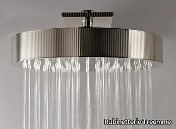 KEA - Wall-mounted round overhead shower with anti-lime system _ Rubinetterie Treemme