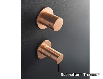 UP+ - 2 hole Recessed single handle brass shower mixer _ Rubinetterie Treemme