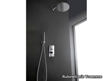 UP+ - Recessed brass shower set with hand shower _ Rubinetterie Treemme