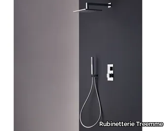 X-CHANGE - Recessed brass shower set with hand shower _ Rubinetterie Treemme