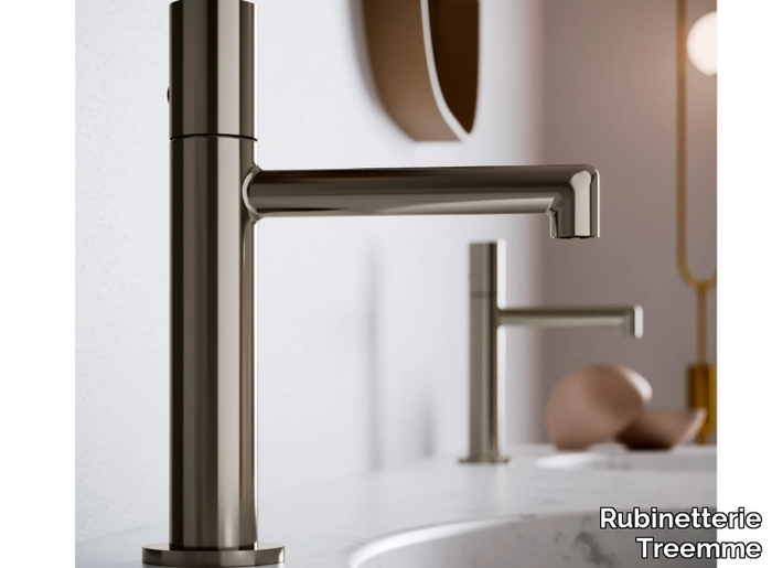 T30 - Countertop single handle brass washbasin tap _ Rubinetterie Treemme