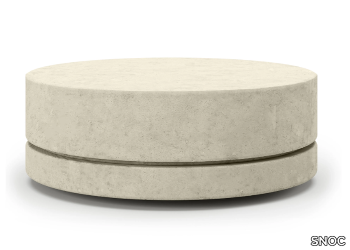 MIURA - Low concrete garden side table _ SNOC