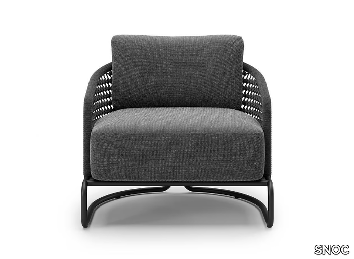 PIGALLE - Garden armchair with armrests _ SNOC