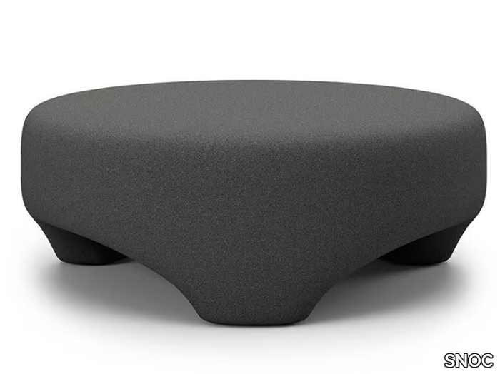 WHALE - Round sandstone garden side table _ SNOC