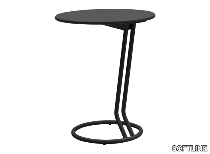 BOGGIE - Round metal coffee table _ SOFTLINE