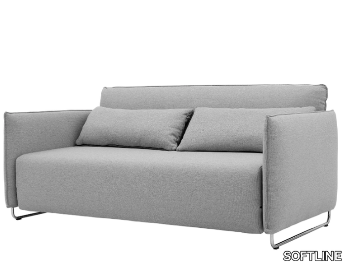 CORD - Convertible fabric sofa with removable cover _ SOFTLINE