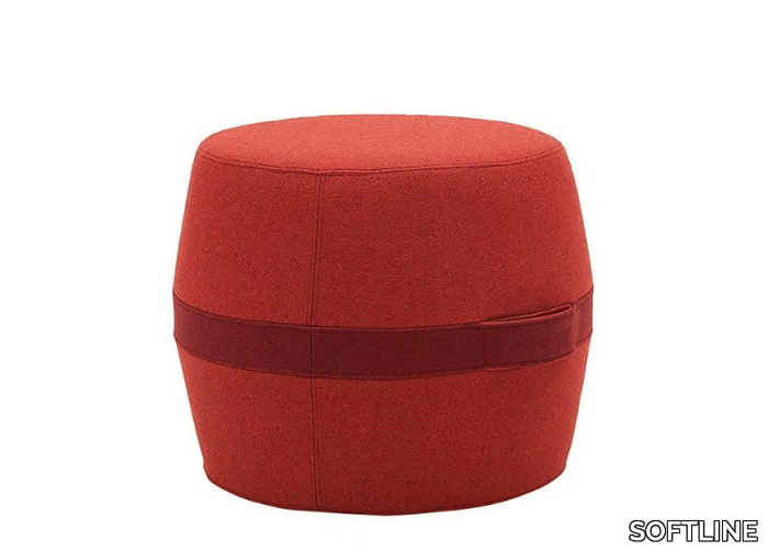 LISBON - Fabric pouf _ SOFTLINE