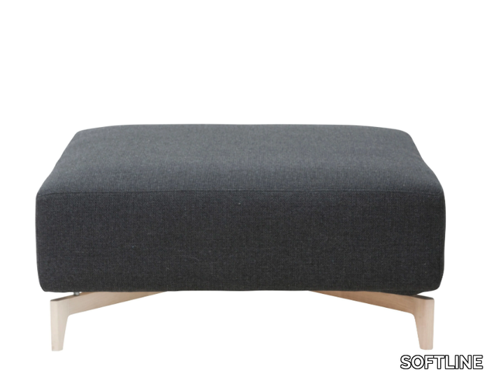 PASSION - Fabric footstool _ SOFTLINE