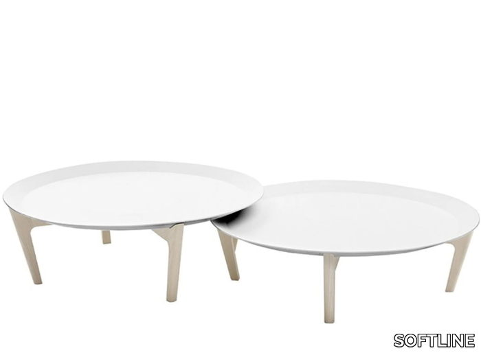 TRAY - Low round coffee table _ SOFTLINE