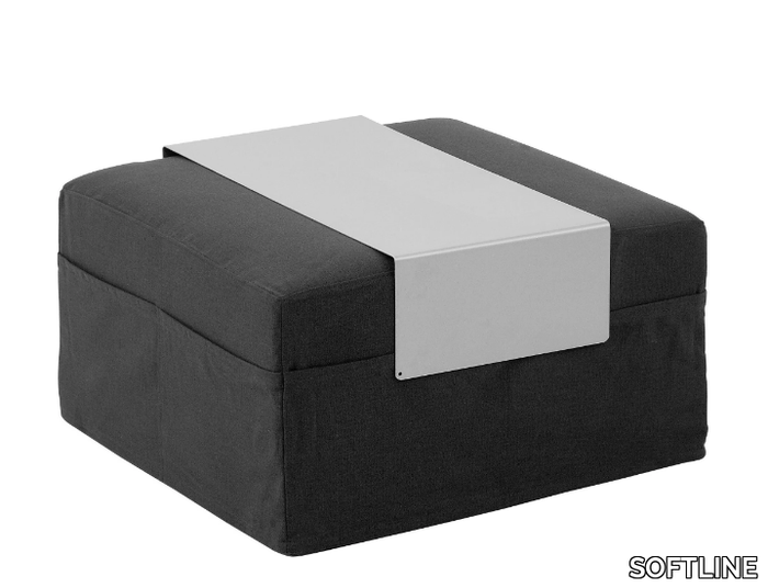 TRIO - Upholstered pouf bed _ SOFTLINE