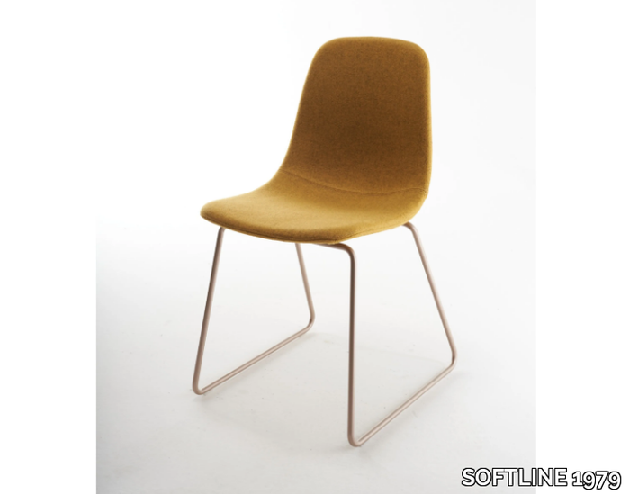 COUPÉ SL UP - Sled base fabric chair _ SOFTLINE 1979