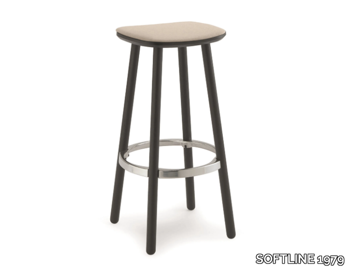 ELA SG UP - High ash stool with fire retardant padding _ SOFTLINE 1979