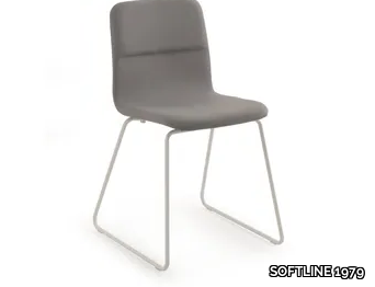 BEBO SL UP - Sled base fabric chair _ SOFTLINE 1979