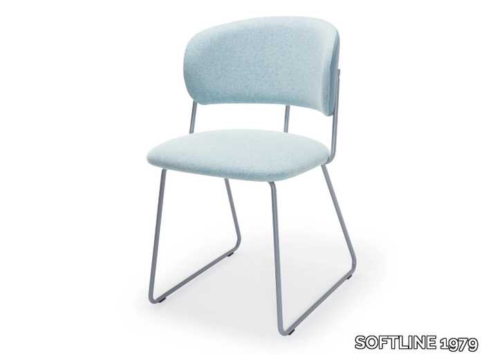 NIKITA C SL - Sled base fabric chair _ SOFTLINE 1979