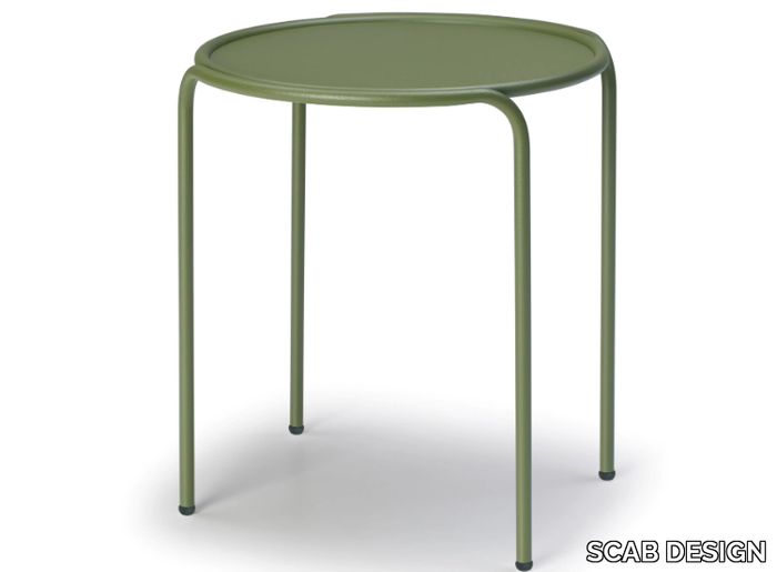 DRESS_CODE - Round painted metal garden side table _ SCAB DESIGN