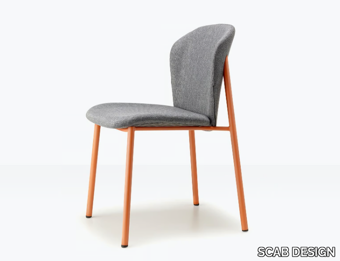 FINN - Upholstered steel chair _ SCAB DESIGN