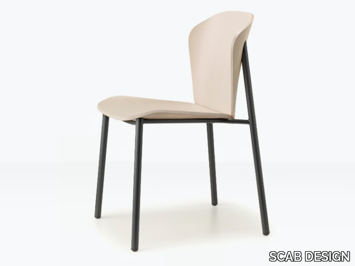 FINN METAL WOOD - Steel and wood chair _ SCAB DESIGN