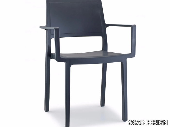 KATE - Technopolymer chair with armrests _ SCAB DESIGN