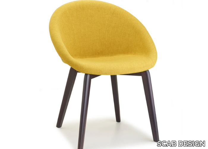 NATURAL GIULIA POP - Upholstered fabric chair _ SCAB DESIGN