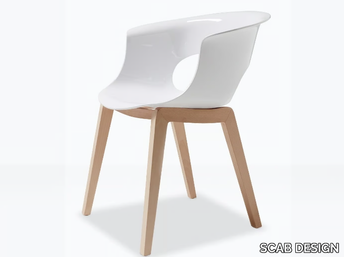 NATURAL MISS B ANTISHOCK - Polycarbonate chair _ SCAB DESIGN