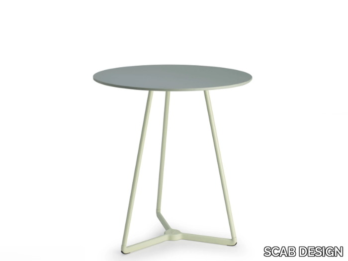 ATOMO - Contract table in aluminum and steel with a 3-stars base _ SCAB DESIGN