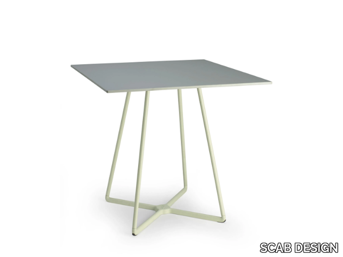 ATOMO - Contract table in aluminum and steel with a 4-stars base _ SCAB DESIGN