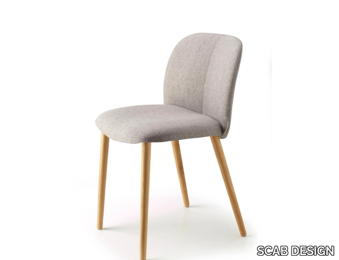 NATURAL MENTHA POP - Upholstered fabric chair _ SCAB DESIGN