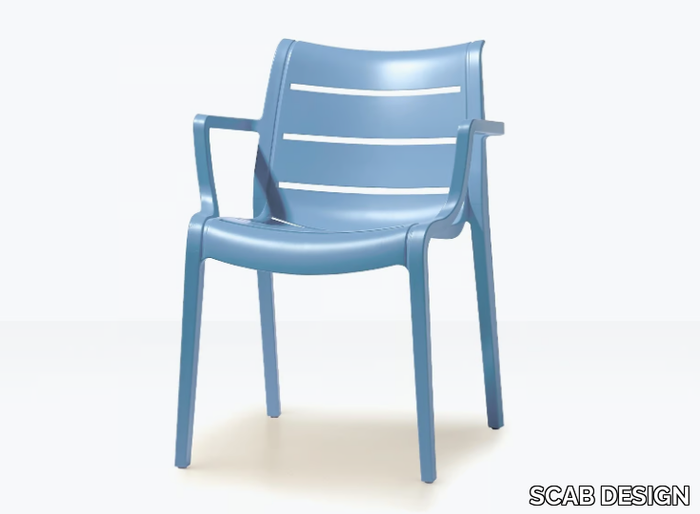 SUNSET - Technopolymer chair with armrests _ SCAB DESIGN