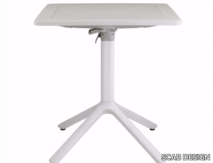 ECO - Square drop-leaf table with 4-star base _ SCAB DESIGN