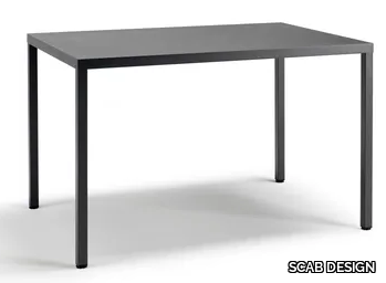 SUMMER - Rectangular steel table _ SCAB DESIGN