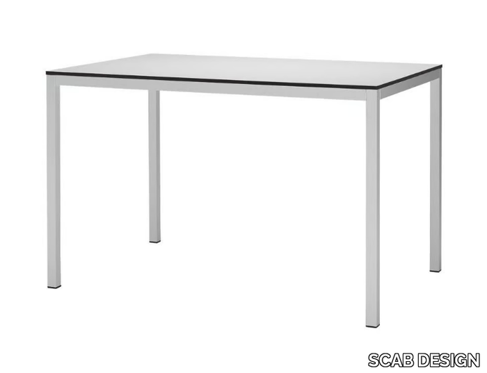 MIRTO - Rectangular powder coated steel table _ SCAB DESIGN