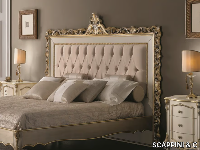 35TH ANNIVERSARY 2590 - Tufted fabric headboard for double bed _ SCAPPINI & C