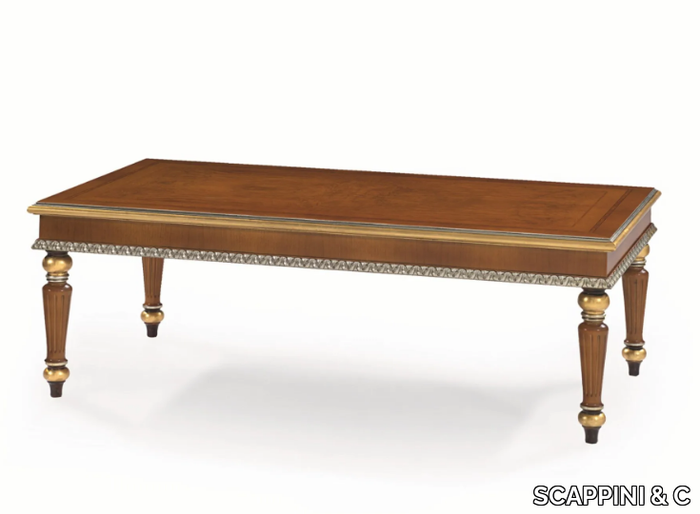 35TH ANNIVERSARY 2734 - Rectangular wooden coffee table for living room _ SCAPPINI & C