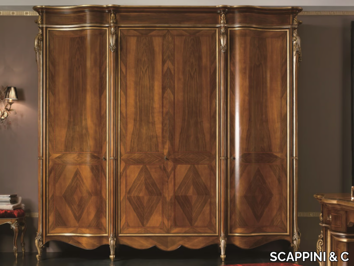 35TH ANNIVERSARY 2049 - Walnut wardrobe _ SCAPPINI & C