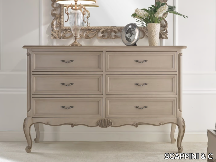 TIMELESS 2093-6 - Wooden chest of drawers _ SCAPPINI & C